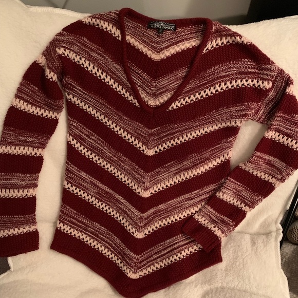 Red Striped Sweater - Picture 3 of 5